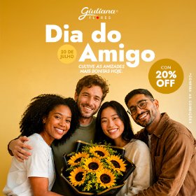 Dia do Amigo: 20% de desconto
